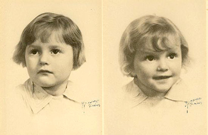 Kathryn and Marian Joan Leistiko - 1938