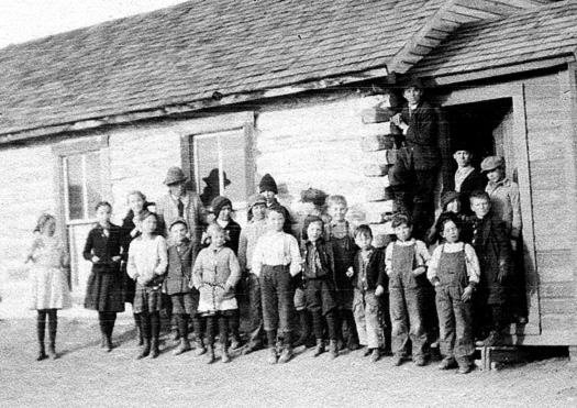 Log Schoolhouse